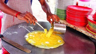 World's Biggest Scrambled Egg Pulao | Scrambled Egg Recipe | How To Make | Indian Street Food