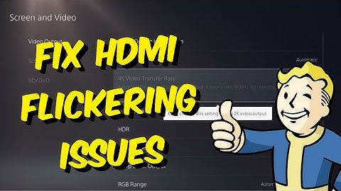 How To Fix HDMI Handshake Issues & Flickering on PS5 - (Easy Tutorial)