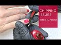 Gel Polish Manicure IN REAL TIME. Chipping issues explained. Feat. CND Shellac "KISS OF FIRE".