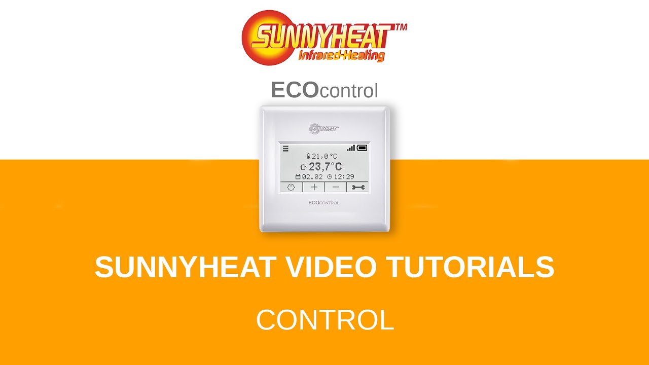 SUNNYHEAT tutorial: control