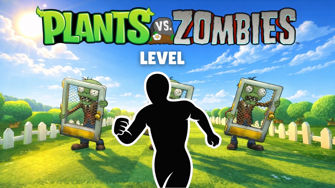 Immersive Interactive Warm-Up丨PLANT VS ZOMBIE LEVEL | Run Cardio Workout | Full Body #4