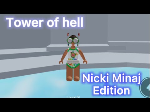 Tower of hell Nicki Minaj edition  #roblox #edit