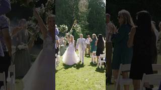 Upbeat Backyard Wedding #weddingvideo #weddinggoals