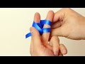 Use Your Fingers or a Fork - How to Make a Mini Bow