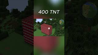 Minecraft 400 TNT Explosion Test #shorts