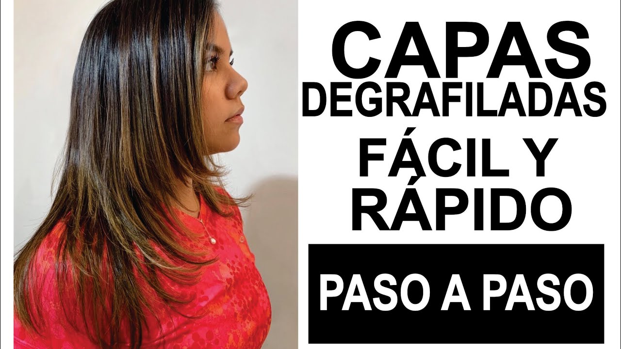 Corte De Pelo En Capas Degrafilado