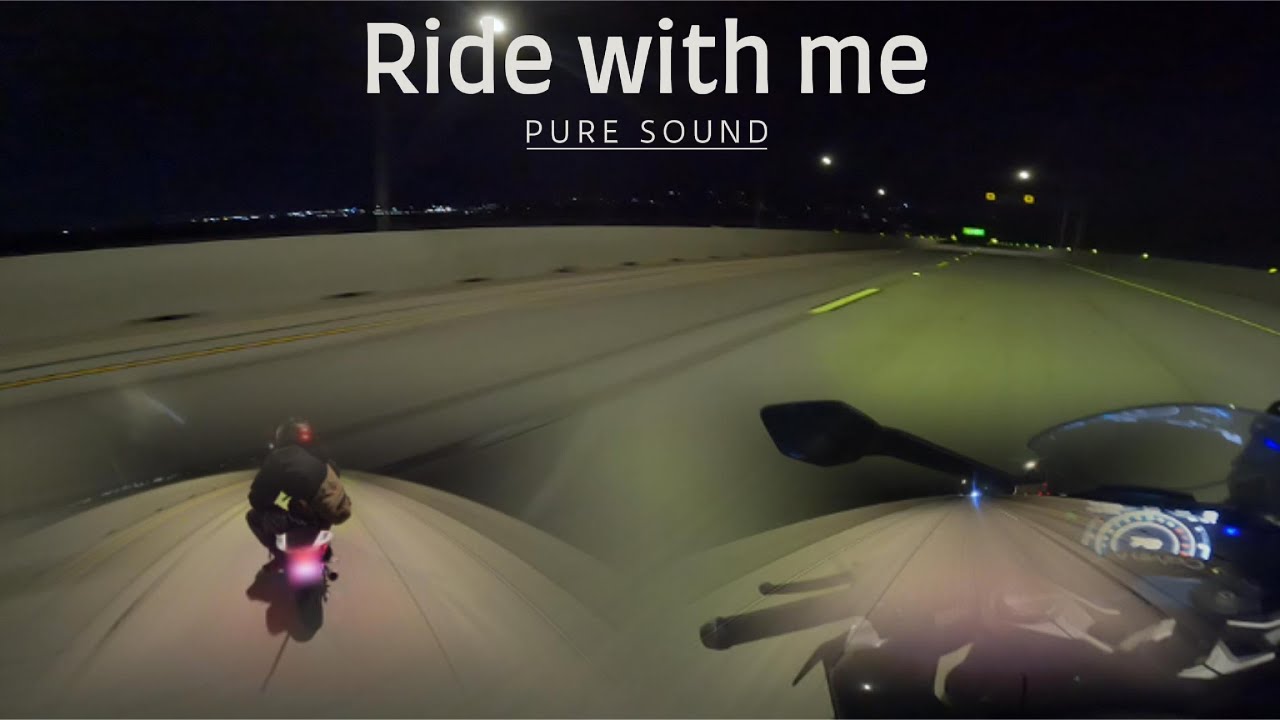 Ride with me - Late night commute | Pure sound | Tri-POV