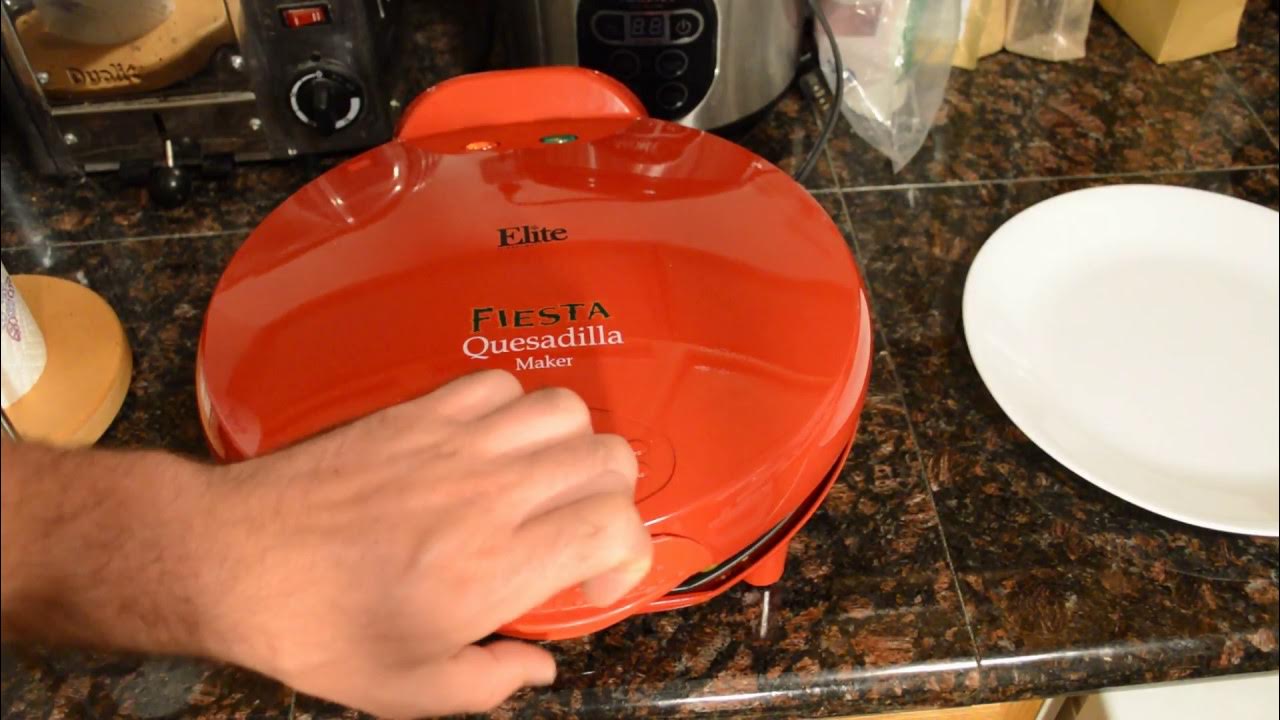 Elite Cuisine EQD118 Fiesta Quesadilla Maker Review YouTube