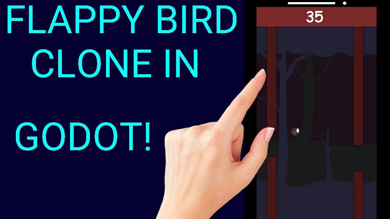 Beginner Godot Tutorial - Make Flappy Bird in 12 Minutes! 
