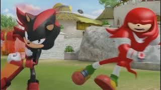 Sonic Boom but only when Shadow's on screen (kids-ified 4 babies!!!)