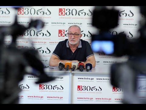 19.08.22 კინორეჟისორი გოგა ხაინდრავა მედიაჰოლდინგ \"კვირას\" პრესკლუბშია
