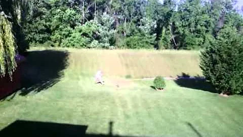 Jon Goetz catching a ballistic potato
