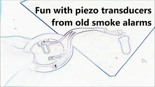 Uses for piezo transducers from old smoke alarms