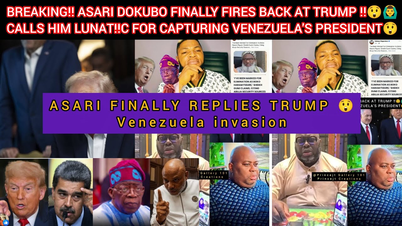 Срочная новость‼️Асари наконец-то ответил Трампу, назвав его сумасшедшим за захват президента Вен...