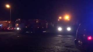 Despliegue por incendio industrial en Boiro, A Coruña.