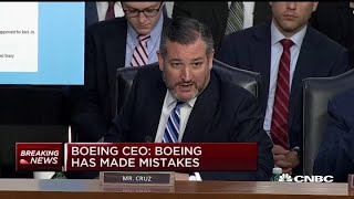 Sen. Ted Cruz grills Boeing's CEO on the 737 Max plane crashes