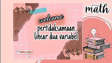 sistem pertidaksamaan 2 variabel (materi prasyarat program linear)