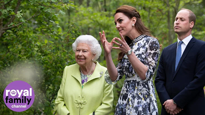 The Queen visits the Duchess of Cambridges garden ...