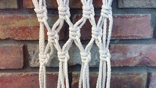 DIY Macrame Tutorial: Clove Hitch Mesh