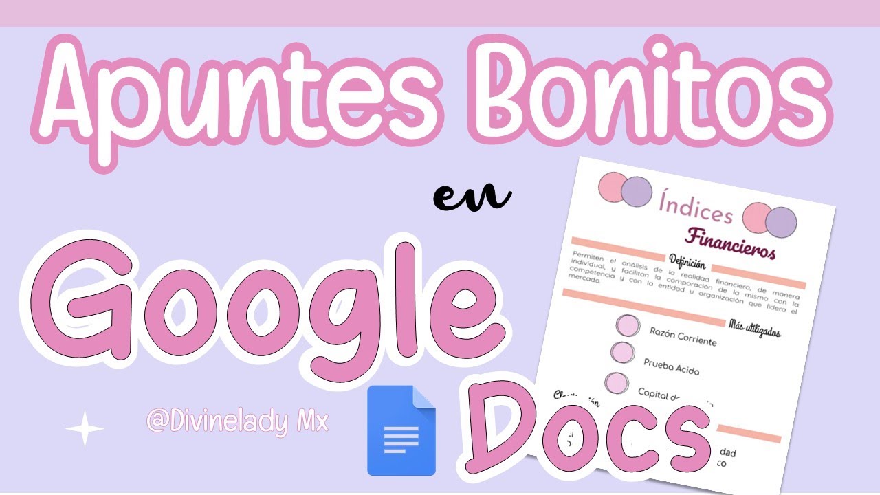 Portadas En Google Docs APUNTES BONITOS EN GOOGLE DOCS - YouTube