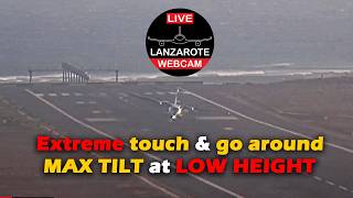 Extreme Touch & Go Around With Max Tilt At Low Height By Lanzarote Webcam