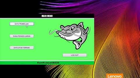 Sistem Informasi Manajemen Ternak Lele Berbasis Java NetBeans