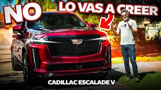 $155,000 2023 Cadillac Escalade V • Rápida, Enorme Poder y Dinero