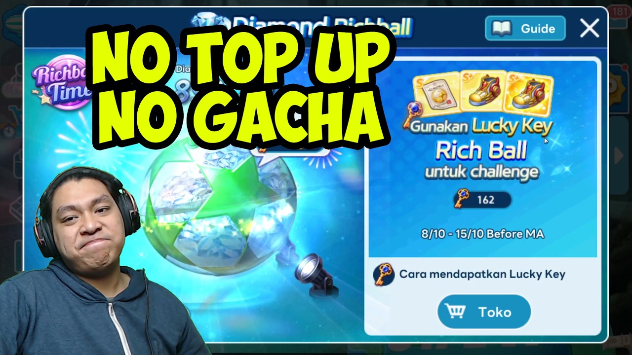 GACHA RICHBALL KHUSUS PLAYER TOP UP 😭 || GETRICH