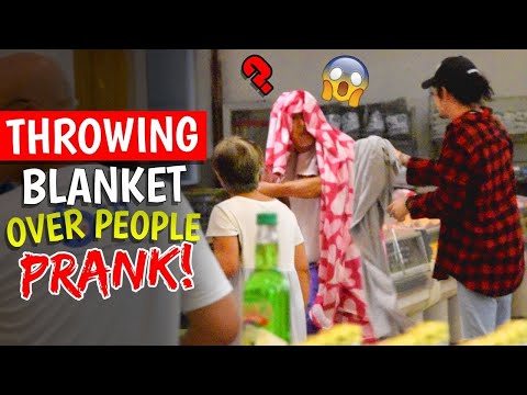 throwing-blanket-over-people-prank