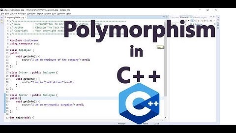 Polymorphism in C++ (A Simple Tutorial)