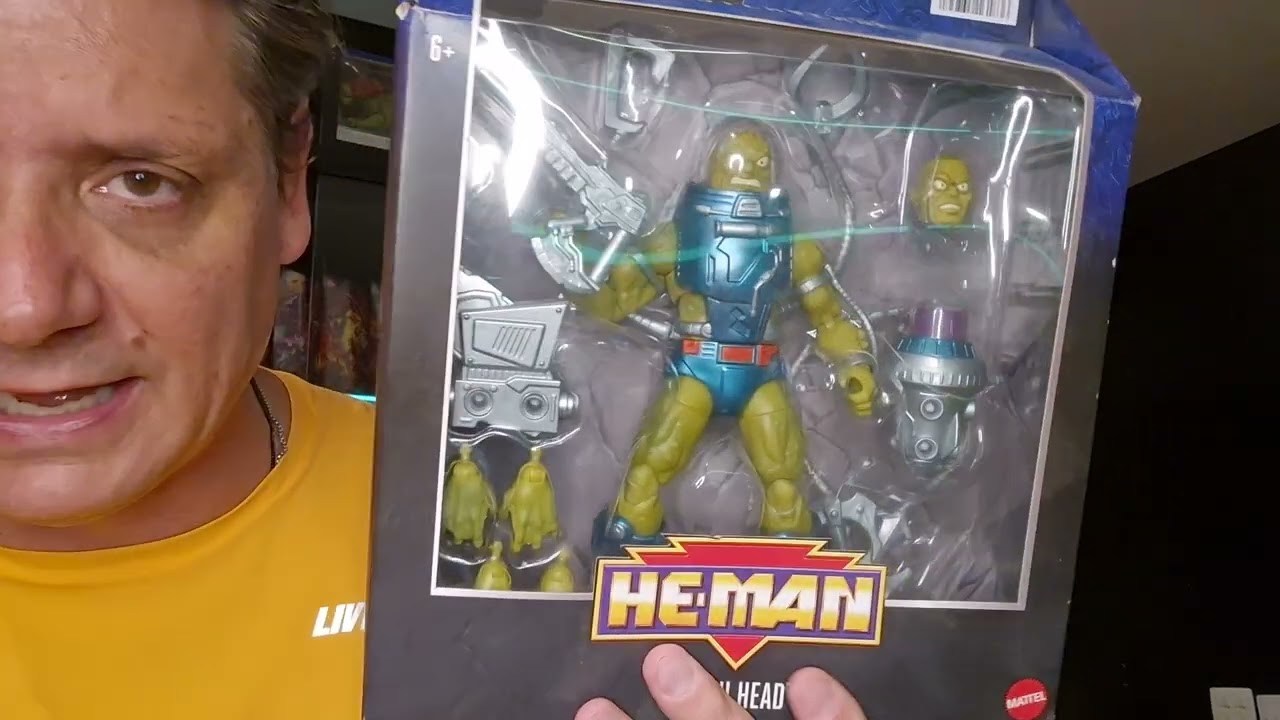 Motu Masterverse  - HE MAN NEW ADVENTURES  - SLUSH HEAD - In Blister Review