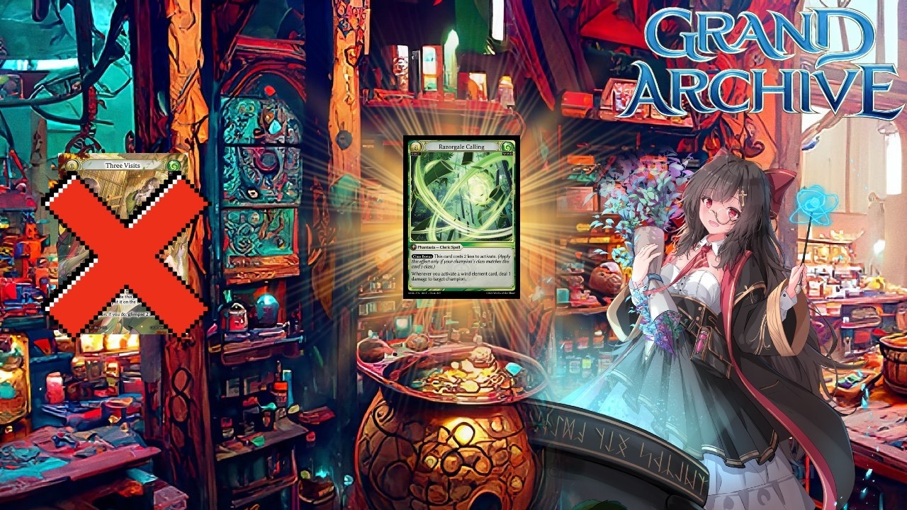 Razorgale Arissana Deck Tech (No Three Visits) | Grand Archive