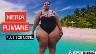 NERIA FUMANE from South Africa | Plus Size Curvy Model - asmr fashion show lifestyle trends