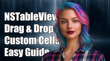 NSTableView Drag and Drop: Custom Cell Views Implementation Guide