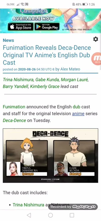 Funimation Reveals Deca-Dence Original TV Anime's ...