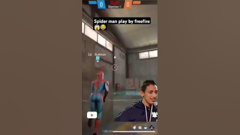 spider man play by freefire 😱?😂  #ff #shorts #shortsfeeds #viralvideo