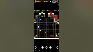How To Solve Flow Free Inkblot Pack Level 145 14x15 Board Walk Through Solution Walkthrough