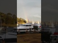 Sydney Harbour welcomed by miraculous rainbow