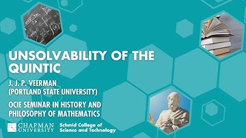 Unsolvability of the Quintic (J. J. P, Veerman, Portland State University)