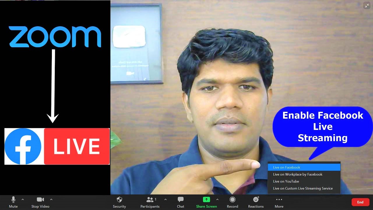 How To Share A Zoom meeting On Facebook Live - 2 Simple steps