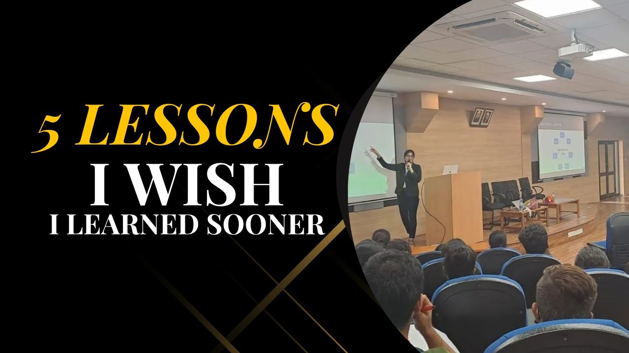 5-lessons-i-wish-i-learned-sooner-youtube
