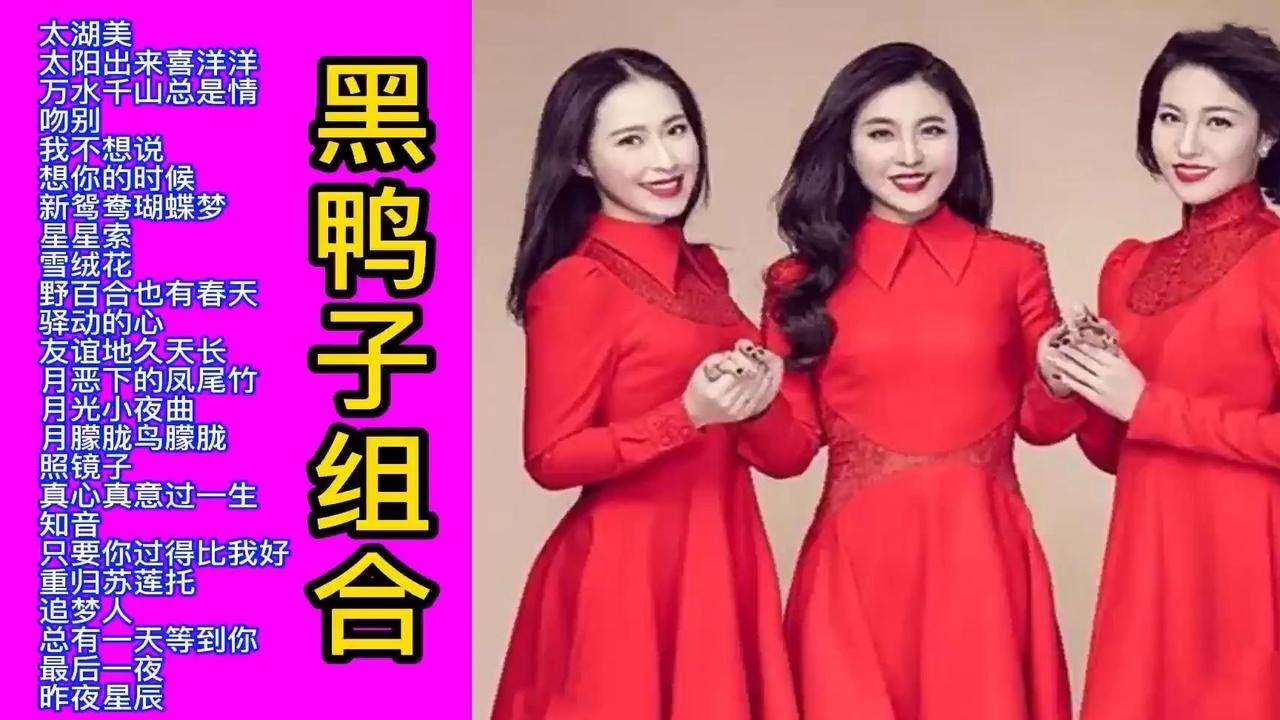 温柔女声黑鸭子组合经典歌曲24首大联唱 温柔女声黑鸭子组合经典歌曲24首大联唱
