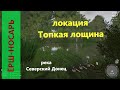 Русская рыбалка 4 - река Северкий Донец - Ёрш-носарь за поворотом реки