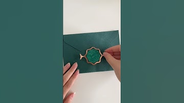 Dreamcatcher Wax Seal ✨ Envelope Magic #paperwrld #sealingwax #waxsealstamps #shorts