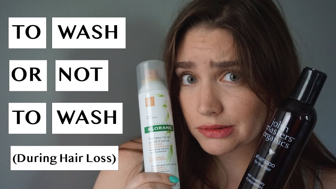 TO WASH, OR NOT TO WASH (During Hair Fall) | Telogen Effluvium + Hair ...