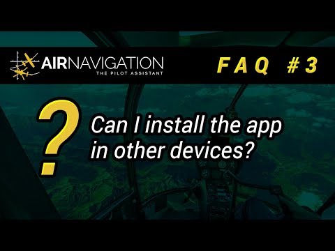 Air Navigation Pro - FAQ AirNavPro on Multiple devices