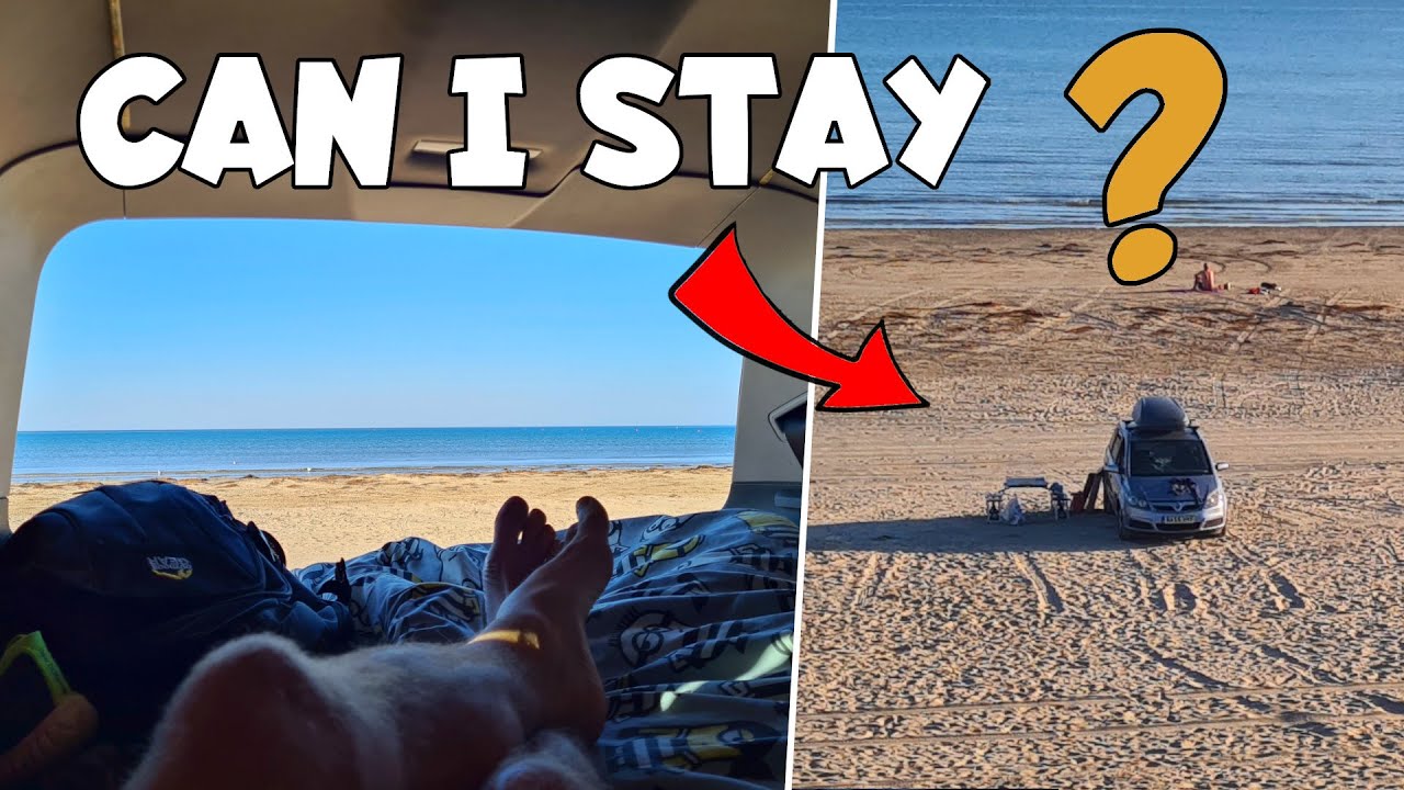 Can I OVERNIGHT Car Camp on BLACK ROCK SANDS Beach ? - YouTube