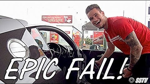 FUEL STOP FAIL: First Petrol Stop in Audi R8