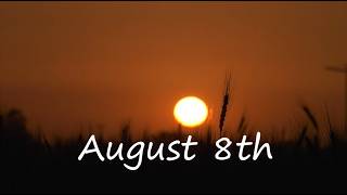 8 August - This Day on The Calendar.