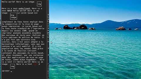 FTXUI: horizontal flow experiment